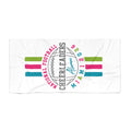 Cheerleaders Alumni Miami Beach Towel – National Football Retro Stripe Design