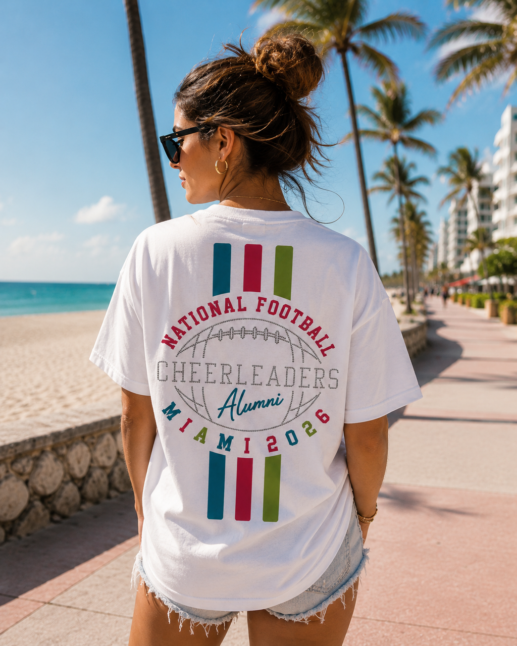 Rhinestone t-shirt: Miami Collection | Rhinestone Signature T-Shirt