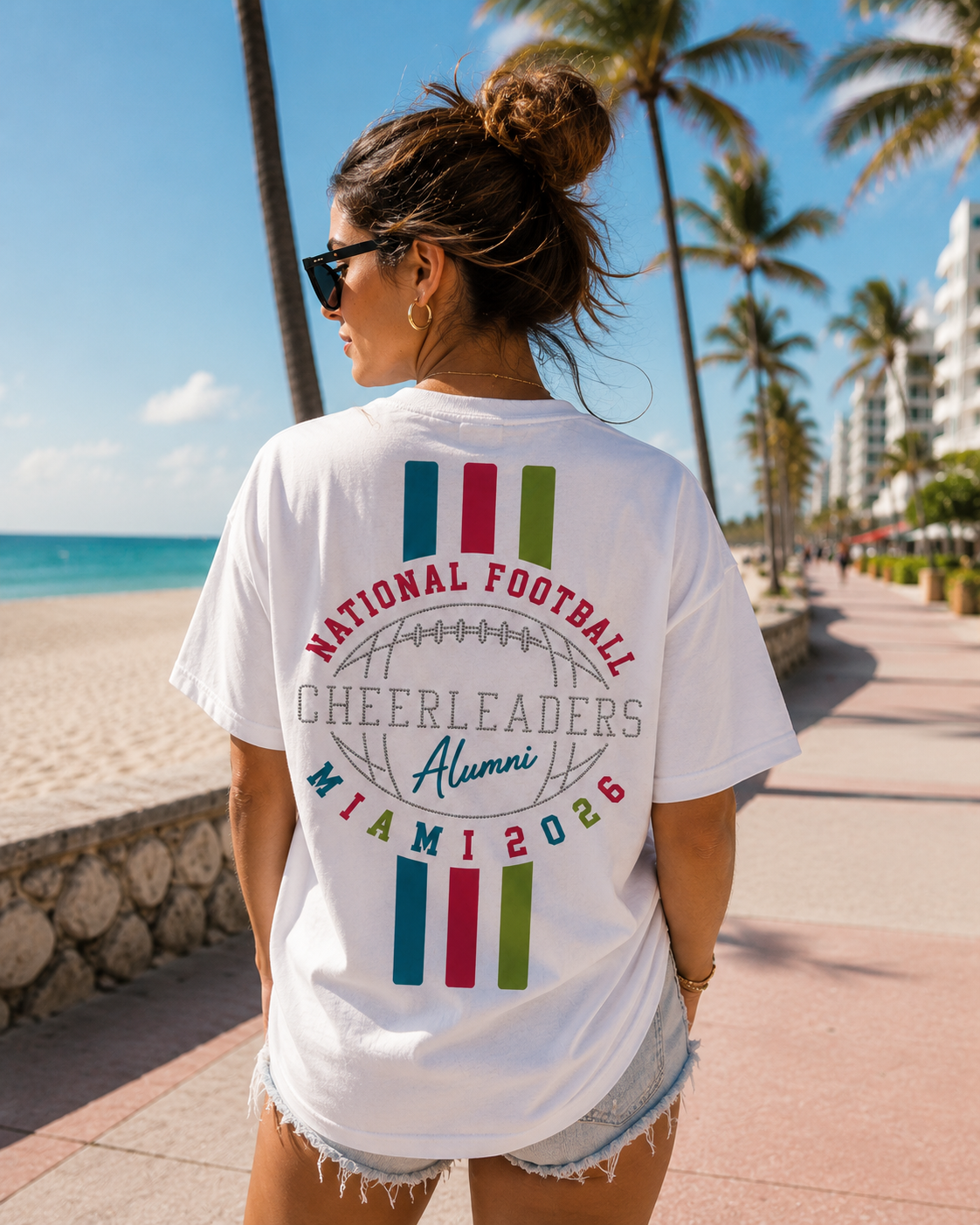 Rhinestone t-shirt: Miami Collection | Rhinestone Signature T-Shirt