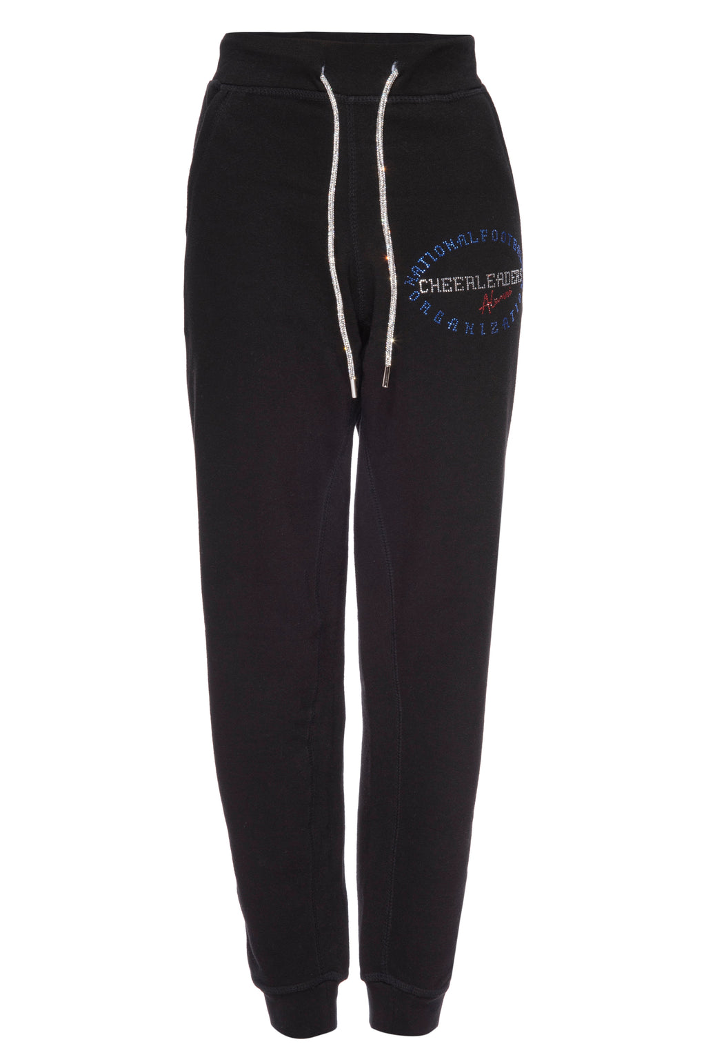Lausu Pro Onyx Rhinestone Sweatpants - Alumni Script