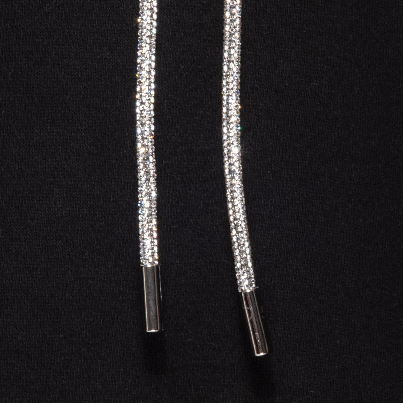 Lausu Pro Onyx Rhinestone Sweatpants - Alumni Script